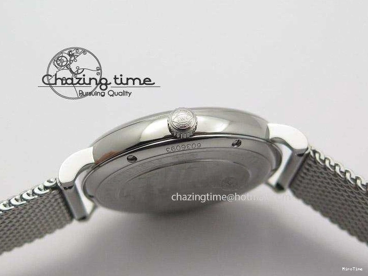 MIROTIME 0414 Portofino SCHAFFHAUSEN SS MKF 1:1 Best Edition Blue Dial On Mesh Bracelet A Versatile 7338